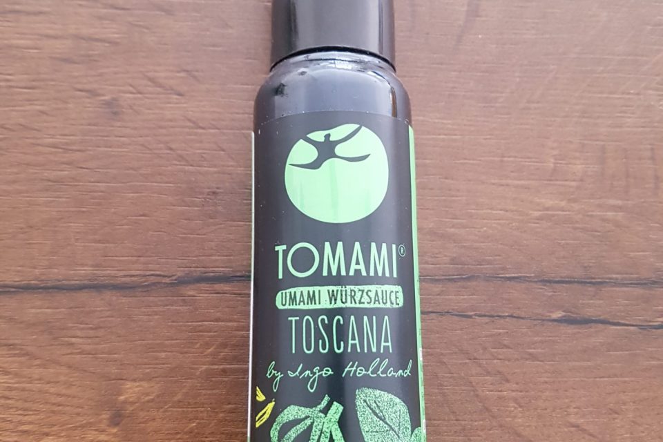Flasche mit Tomami Toscana